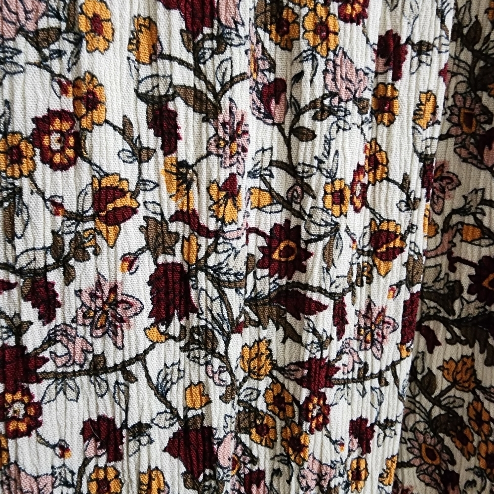 Knox Rose XL Boho Floral Maxi Dress Sleeveless Border Print Festival Cottagecore - Picture 10 of 13